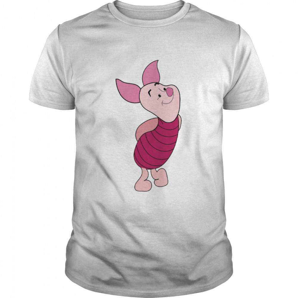 Pink Design Piglet In Winnie The Pooh shirt