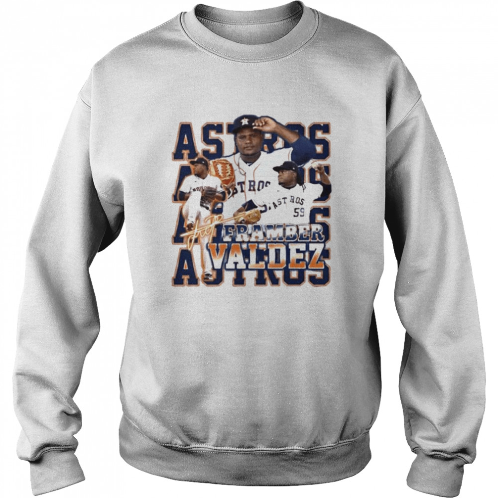 Houston Astros Baseball 2022 Framber Valdez Signature Shirt - Kingteeshop