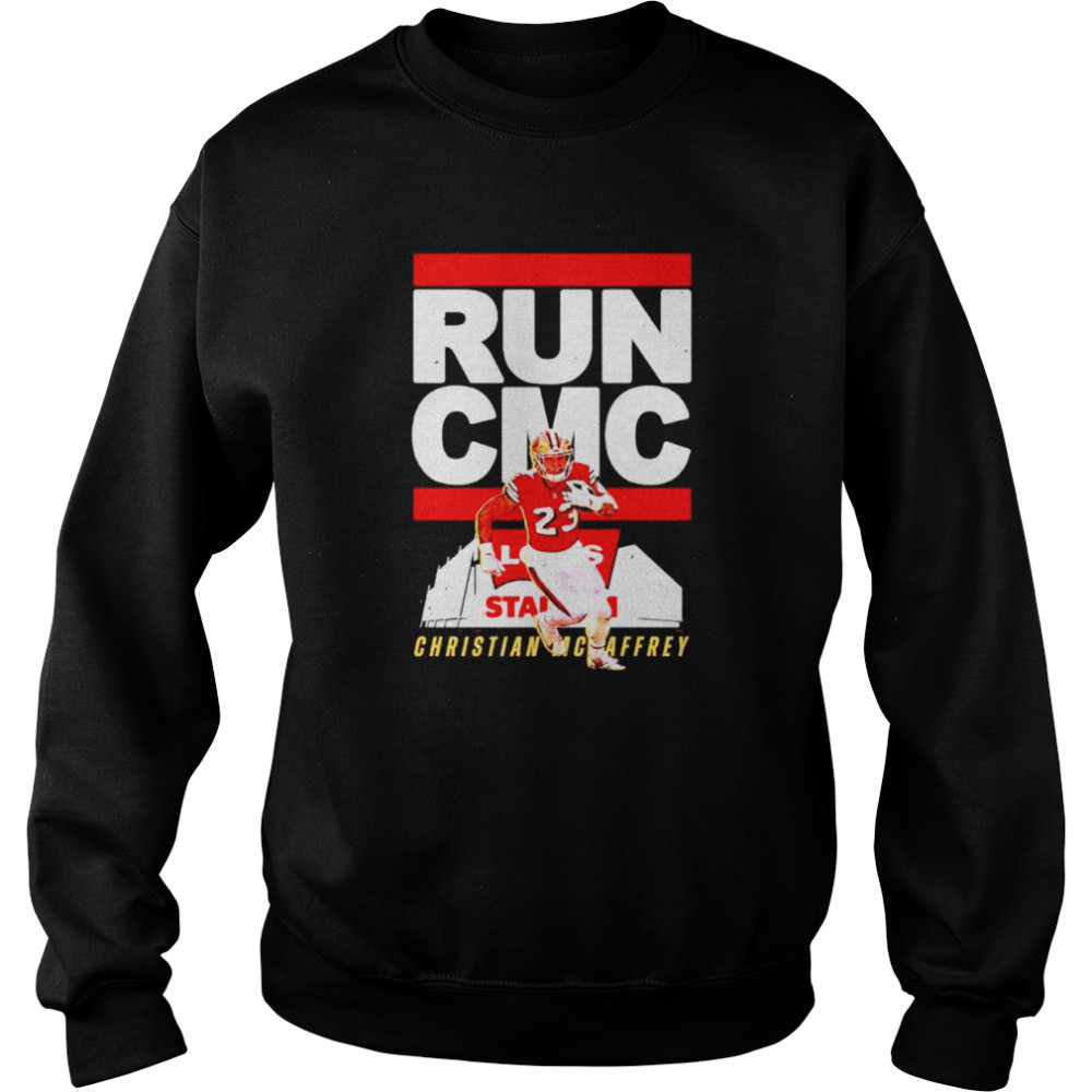 SAN FRANCISCO 49ERS CHRISTIAN MCCAFFREY RUN CMC T-SHIRT