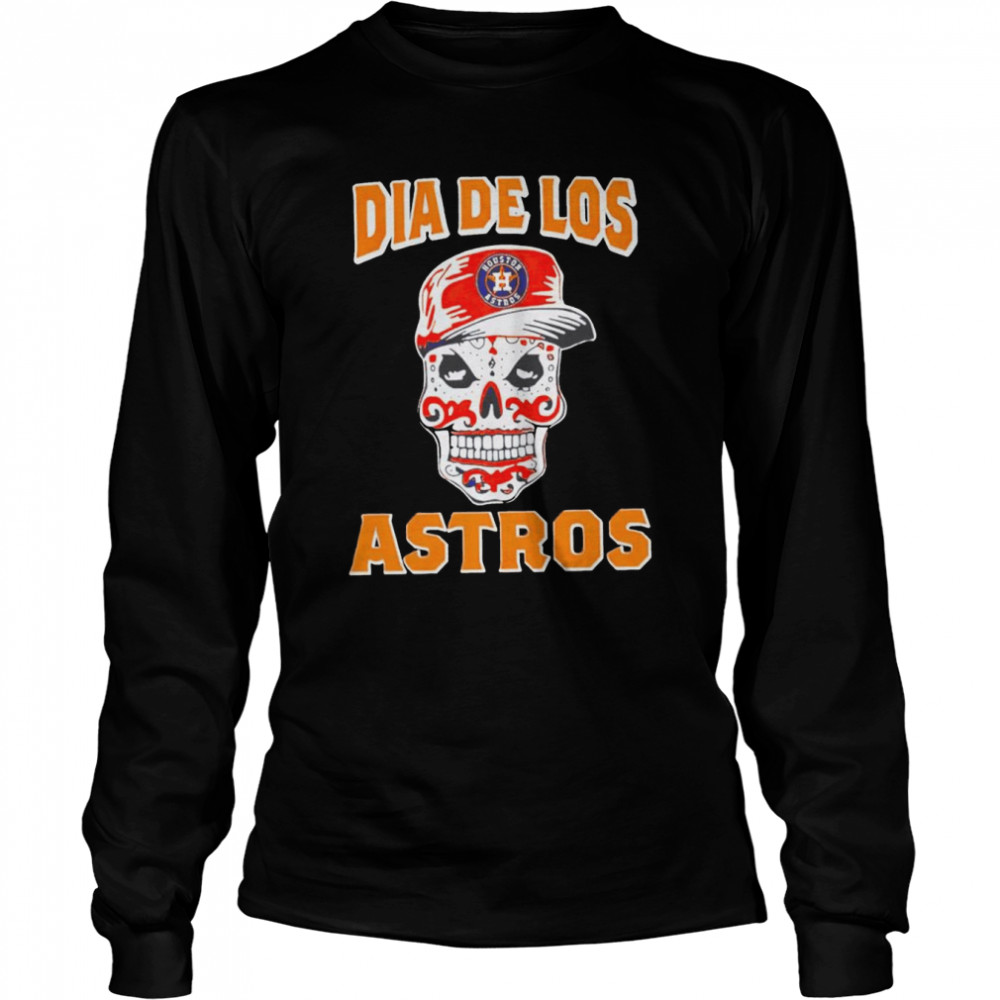 Top dia de los Muertos Houston Astros shirt, hoodie, sweater, long