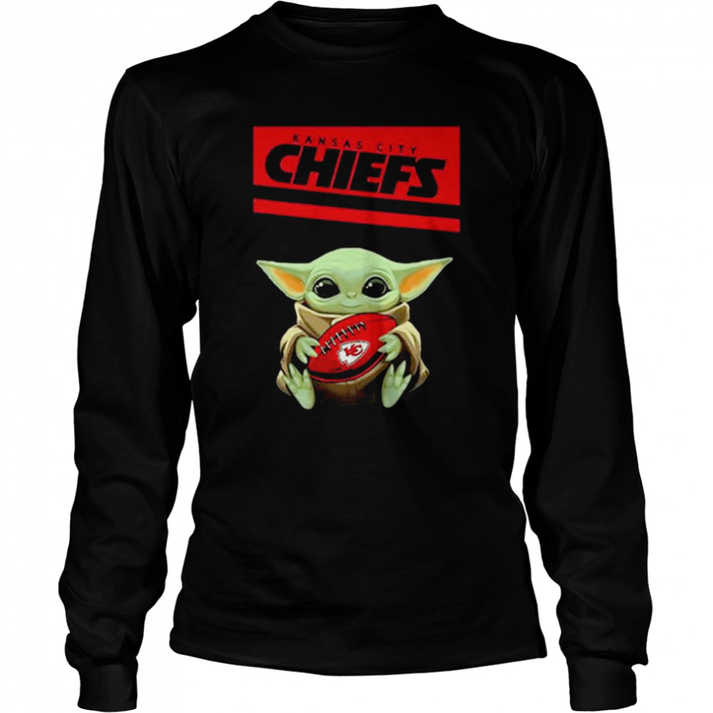 Baby Yoda Hug Kansas City Chiefs 2022 Shirt - Kingteeshop