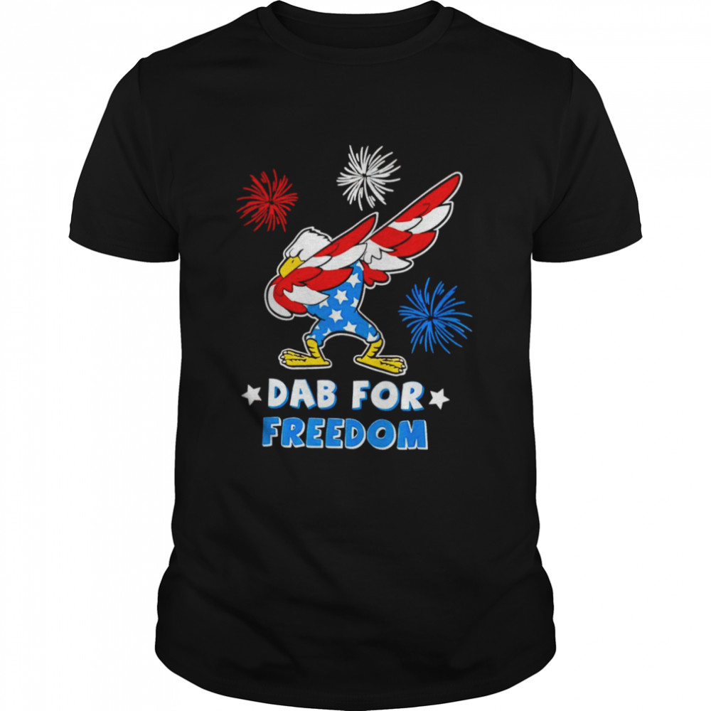 Dab for freedom American independence shirt