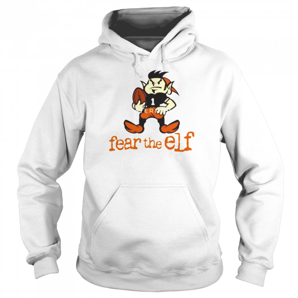 Fear The Elf Cleveland Browns T-Shirt - Trending Tee Daily in 2023