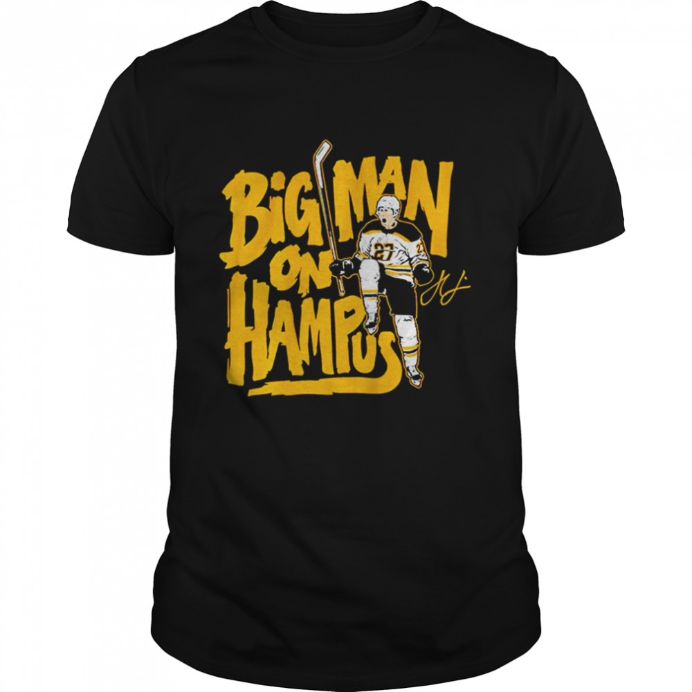 Hampus Lindholm big man on hampus Boston Bruins signature T-shirt