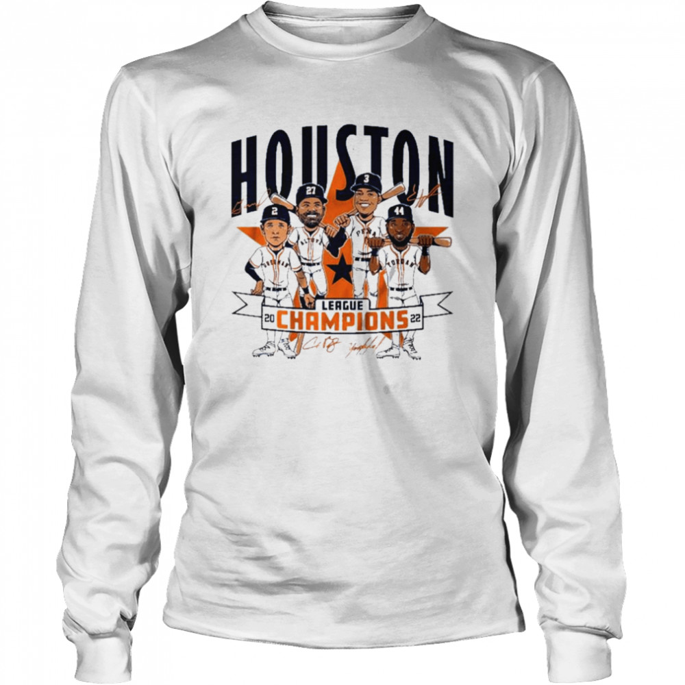 Houston Astros 2022 League Champions Caricature Shirt and Hoodie
