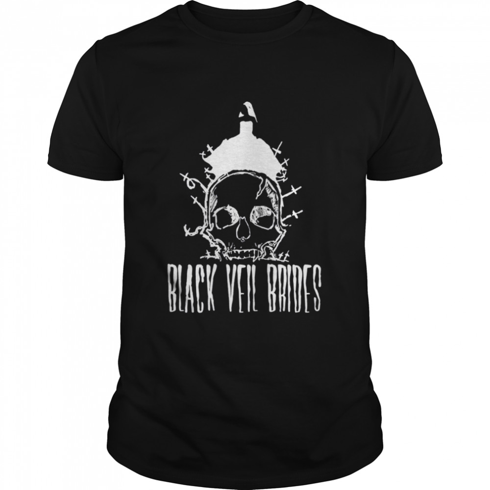 Skull Art Black Veil Brides Rock Band shirt Classic Men's T-shirt