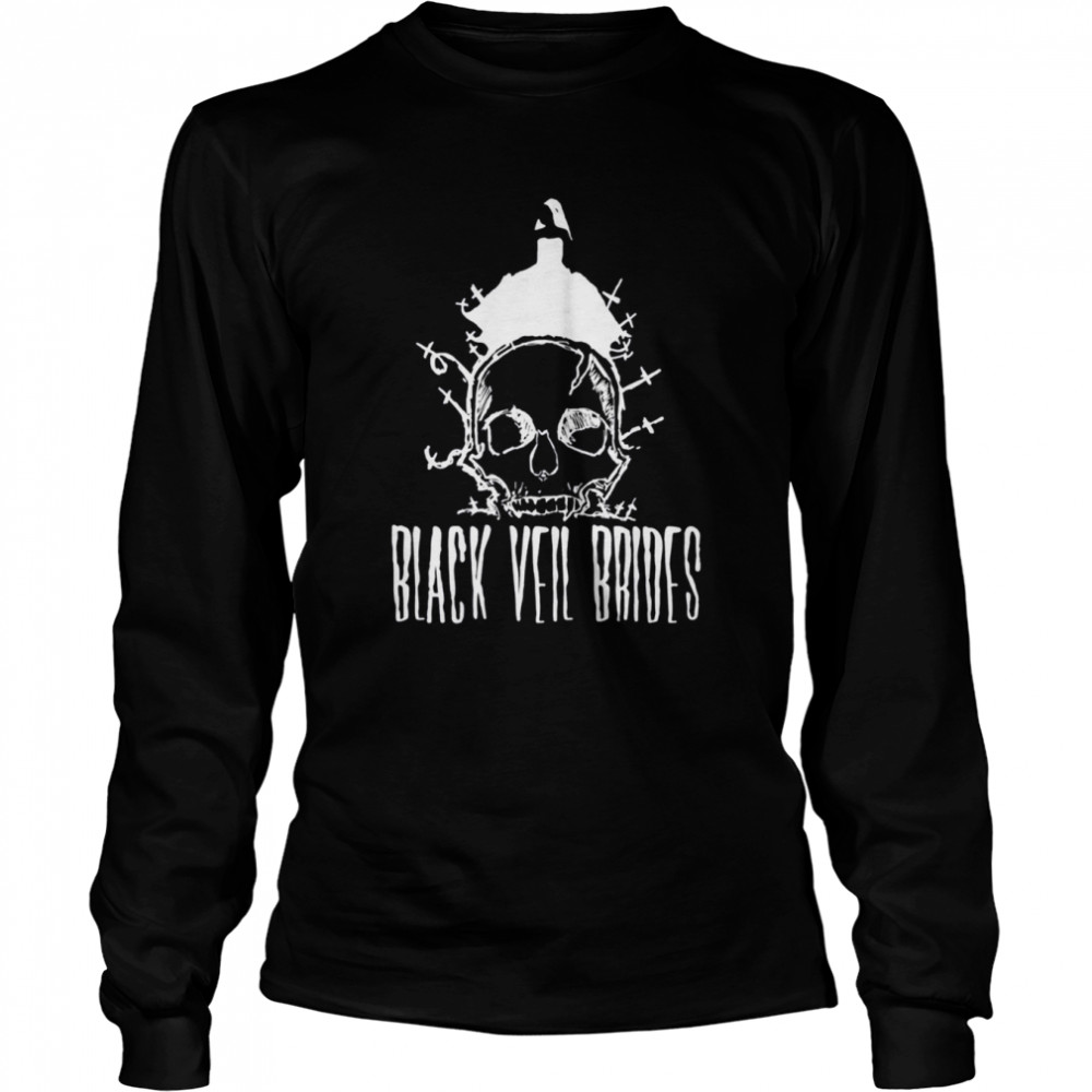 Skull Art Black Veil Brides Rock Band shirt Long Sleeved T-shirt