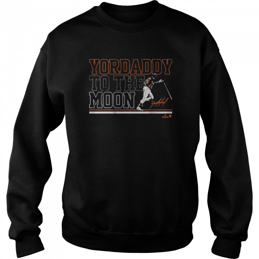 Yordan Álvarez yordaddy to the moon signature shirt - Dalatshirt