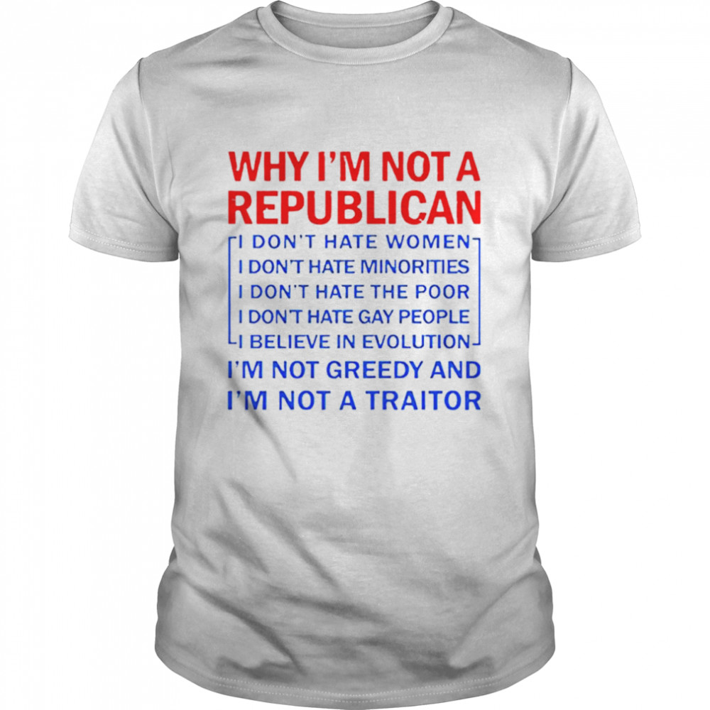 Miley Cyrus why I’m not a republican shirt