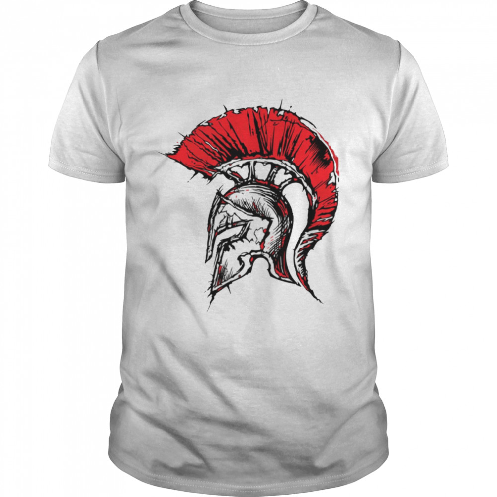 Red Fanart Spartan Barbarian shirt