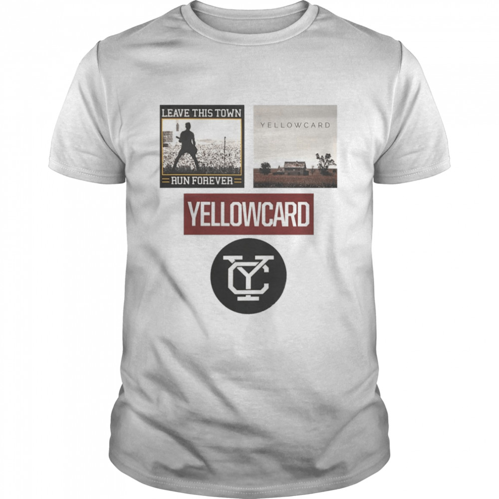 Run 4ever Yellowcard Band shirt
