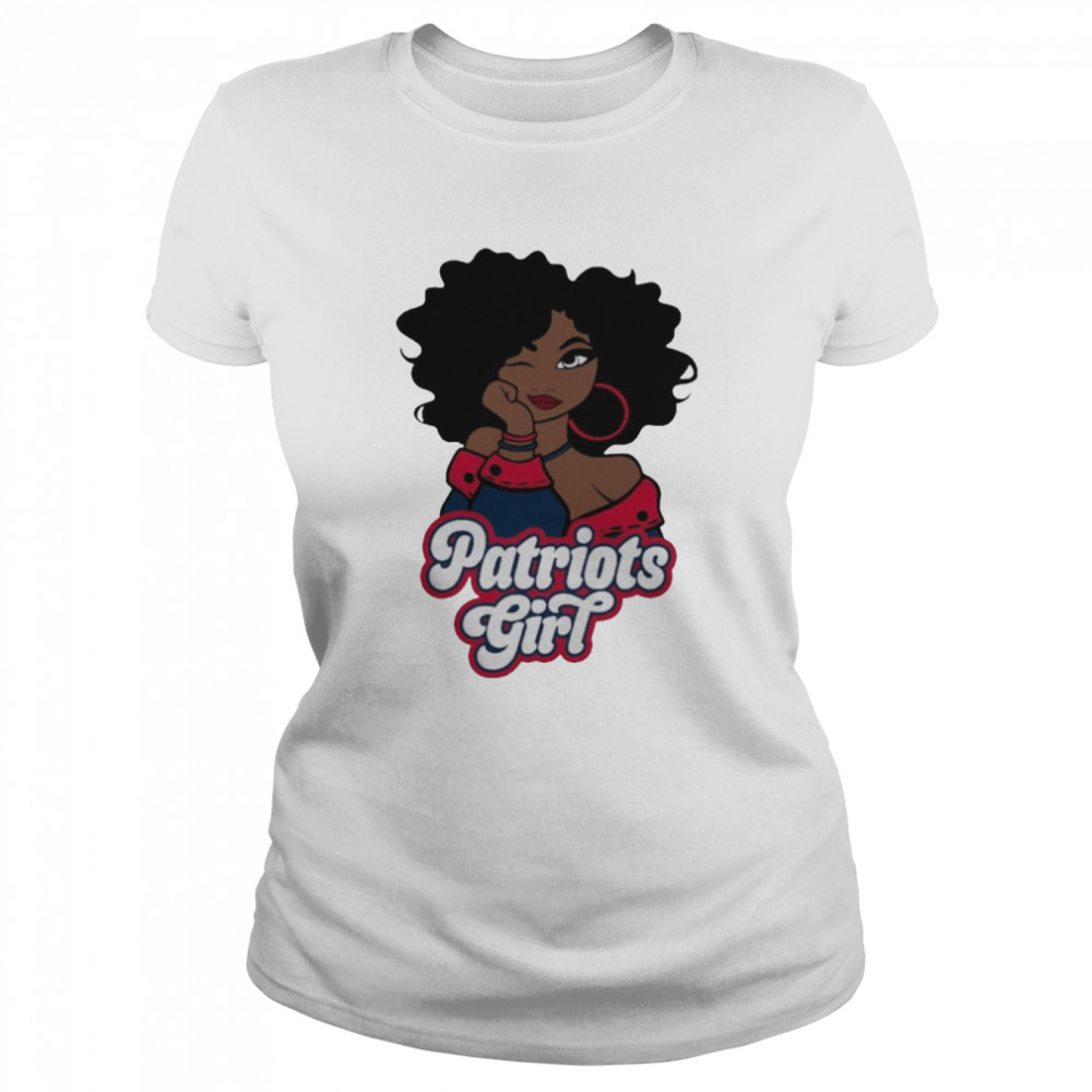 New England Patriots football Black Girl 2022 shirt - Kingteeshop