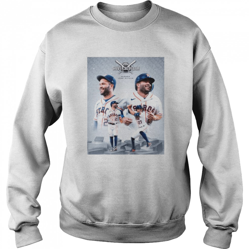 Houston Astros Jose Altuve winner silver slugger 2022 shirt, hoodie,  longsleeve tee, sweater