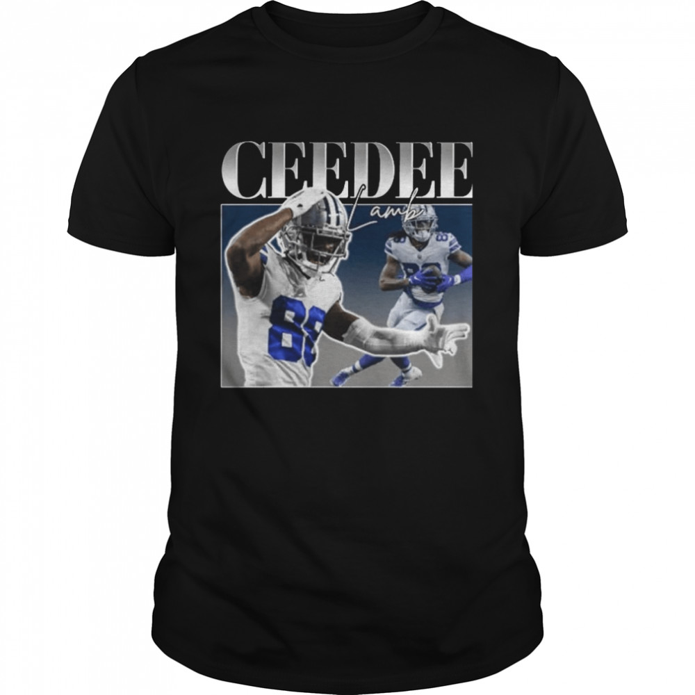 Ceedee Lamb Retro Portrait Dallas Football shirt