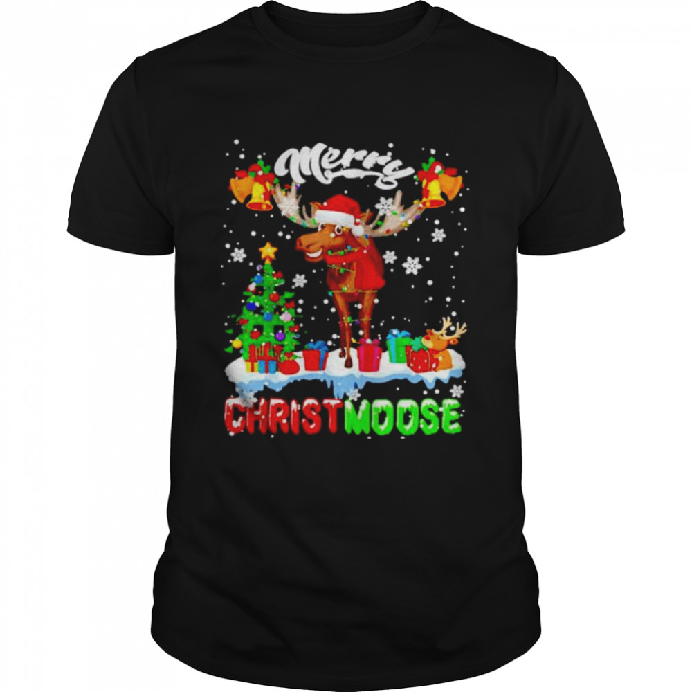 merry Christmoose Merry Christmas Santa Moose shirt