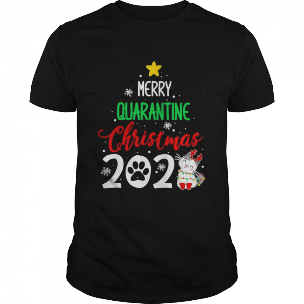 Merry quarantine Christmas shirt