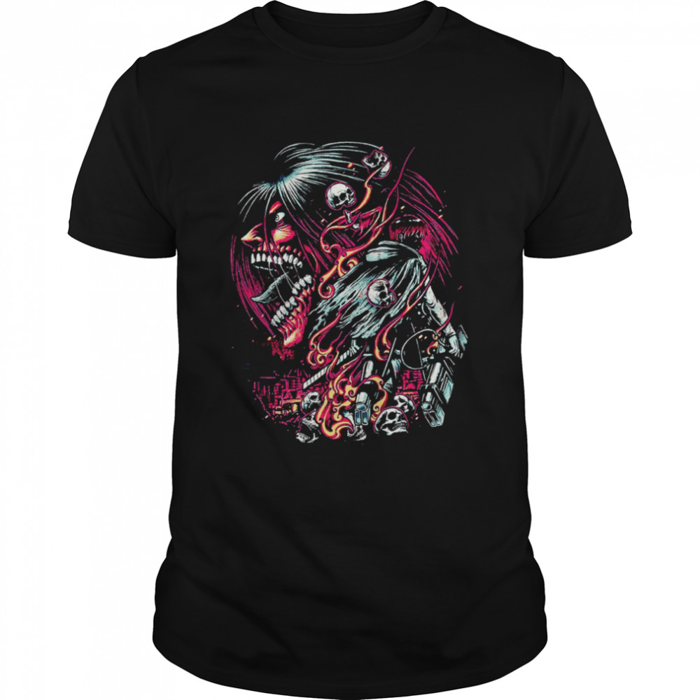 Cool Hell Eren Yeager Attack On Titan shirt
