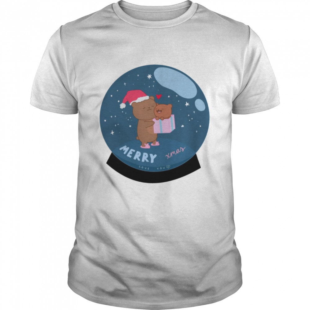 Holiday Bears In A Snow Globe shirt