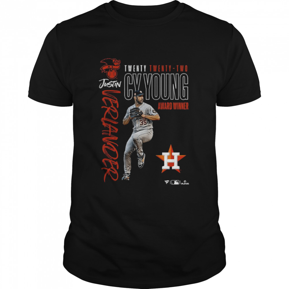 Houston Astros Justin Verlander 2022 AL Cy Young Award Winner Shirt