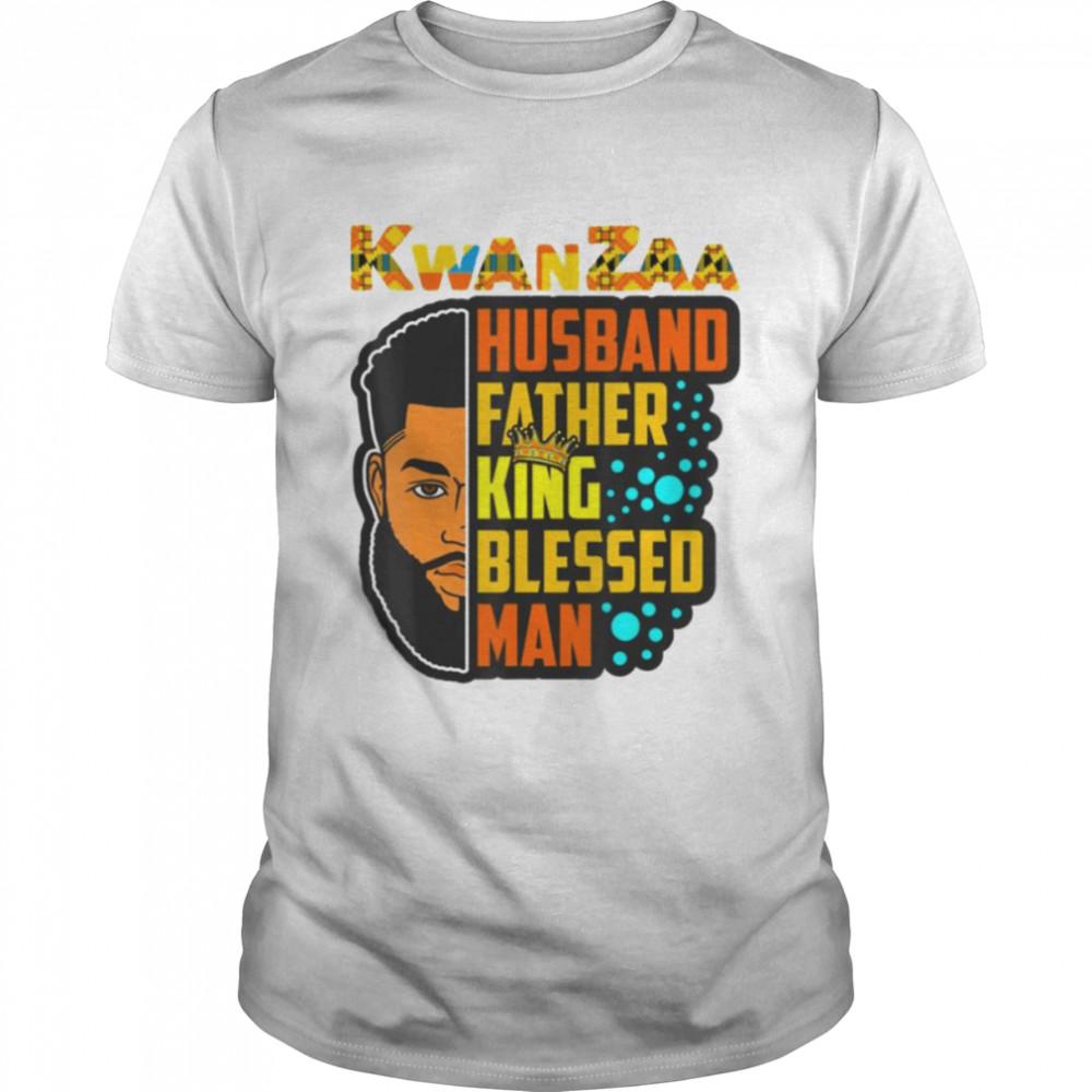 Husband Father King Blessed Man shirt