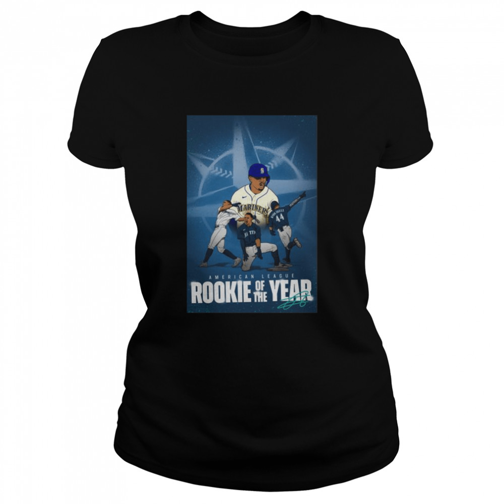 Julio Rodriguez Seattle Mariners Women's 2022 AL Rookie of the