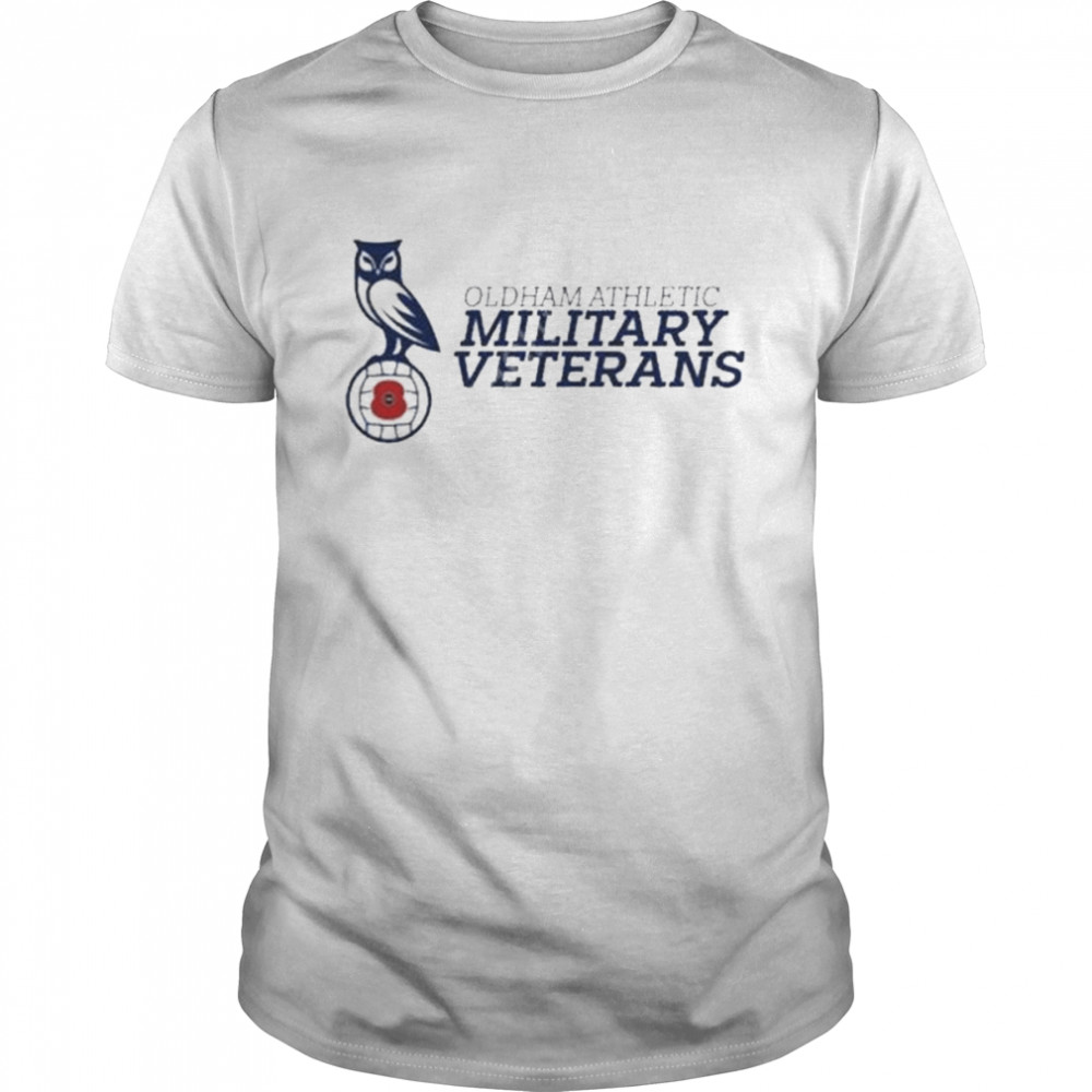 Oldham athletic military veterans shirt