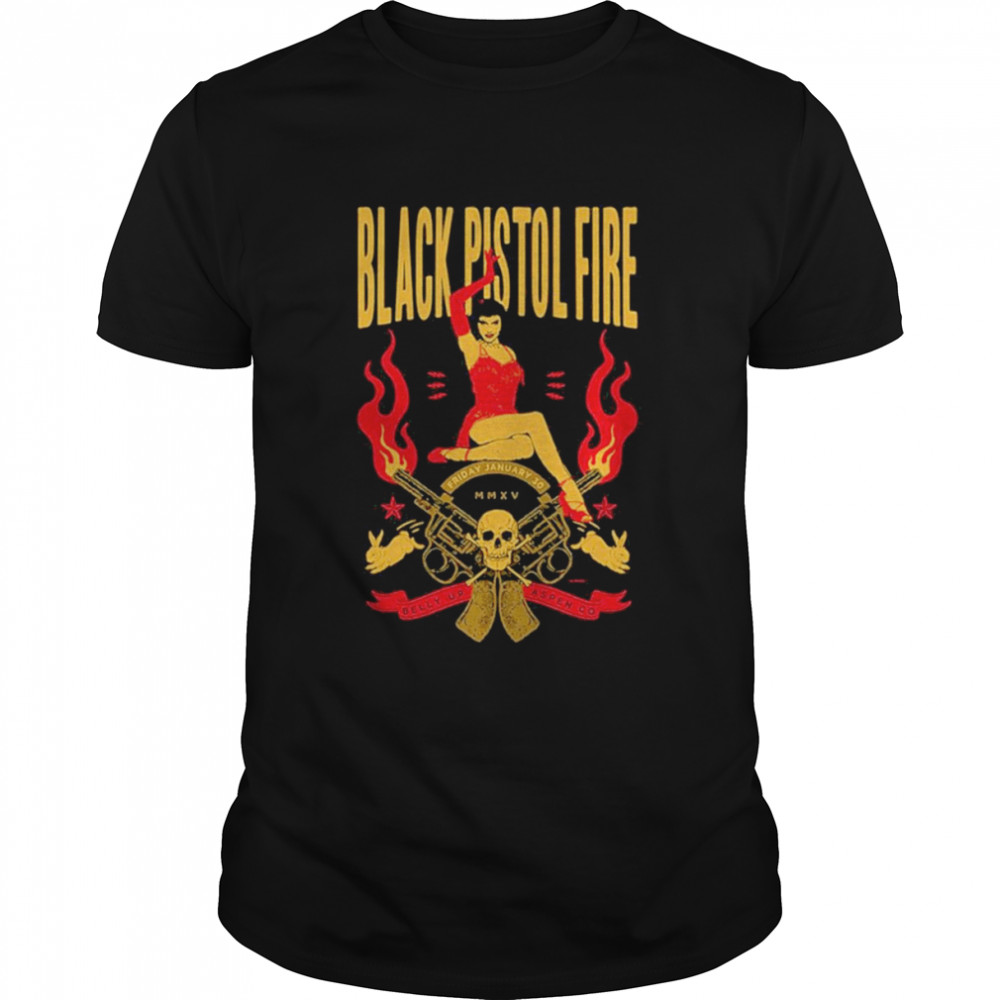 Black pistol fire Chuck Berry t-shirt