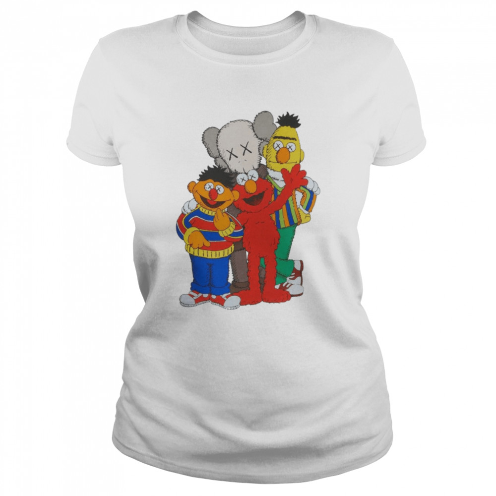 KAWS Uniqlo Sesame Street Group #2 Shirt