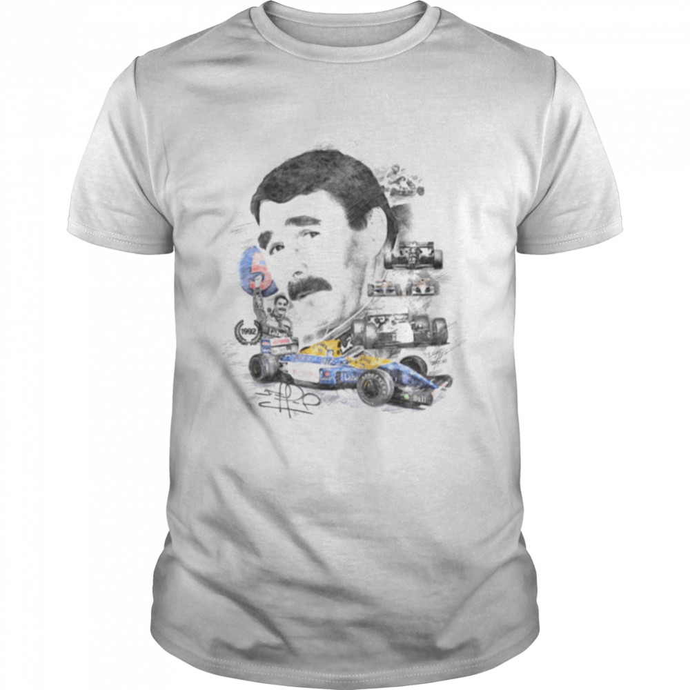 Aesthetic Portrait The Legend Nigel Mansell shirt