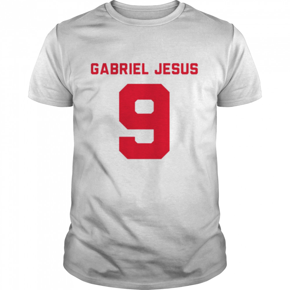 Gabriel Jesus 9 Arsenal shirt