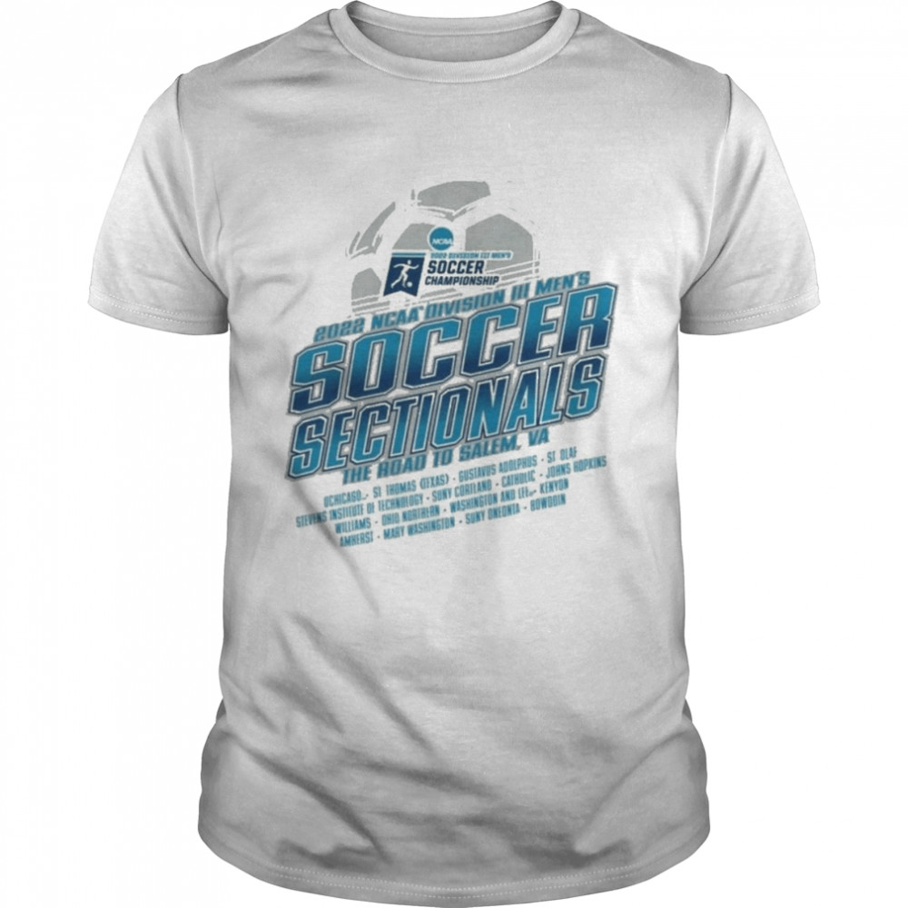 Original 2022 NCAA Division III Men’s Soccer Sectionals Shirt