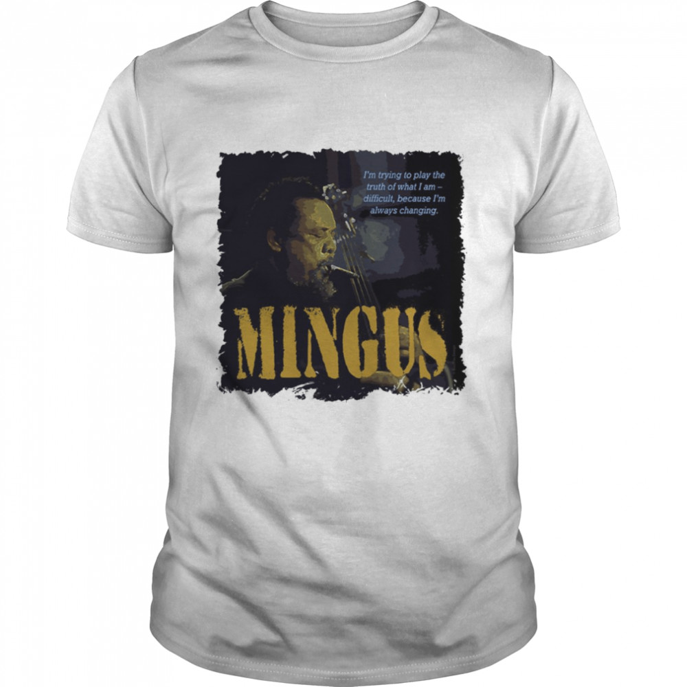Public Figure Flea Groove Music Retro Wisdom Of Charles Mingus shirt