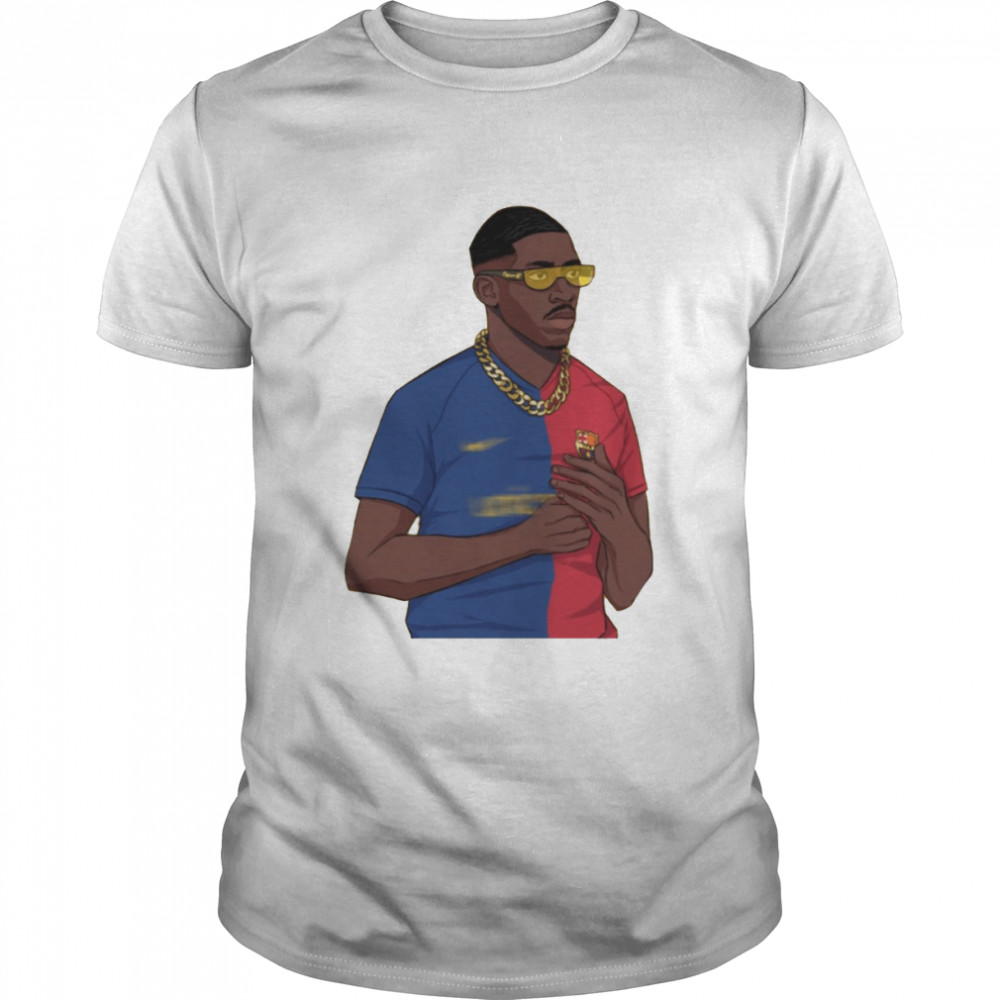 Retro Graphic Ousmane Dembele Portrait shirt