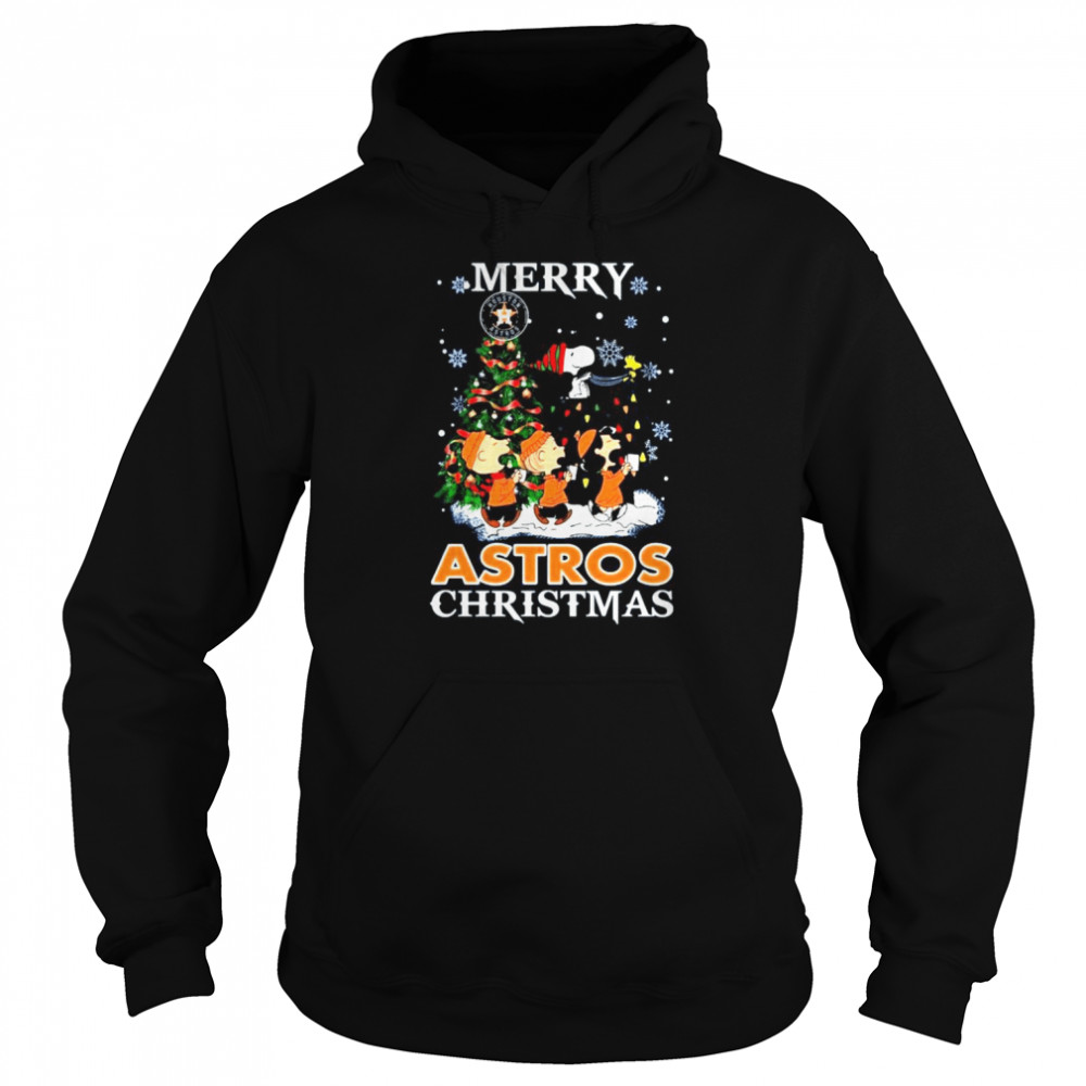 Snoopy And Friends Houston Astros Merry Christmas Shirt - High-Quality  Printed Brand