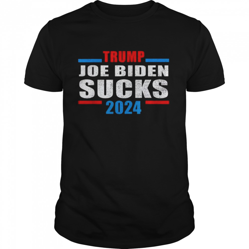 Joe Biden Sucks Anti-Biden Election Pro-Trump 2024  Classic Men's T-shirt