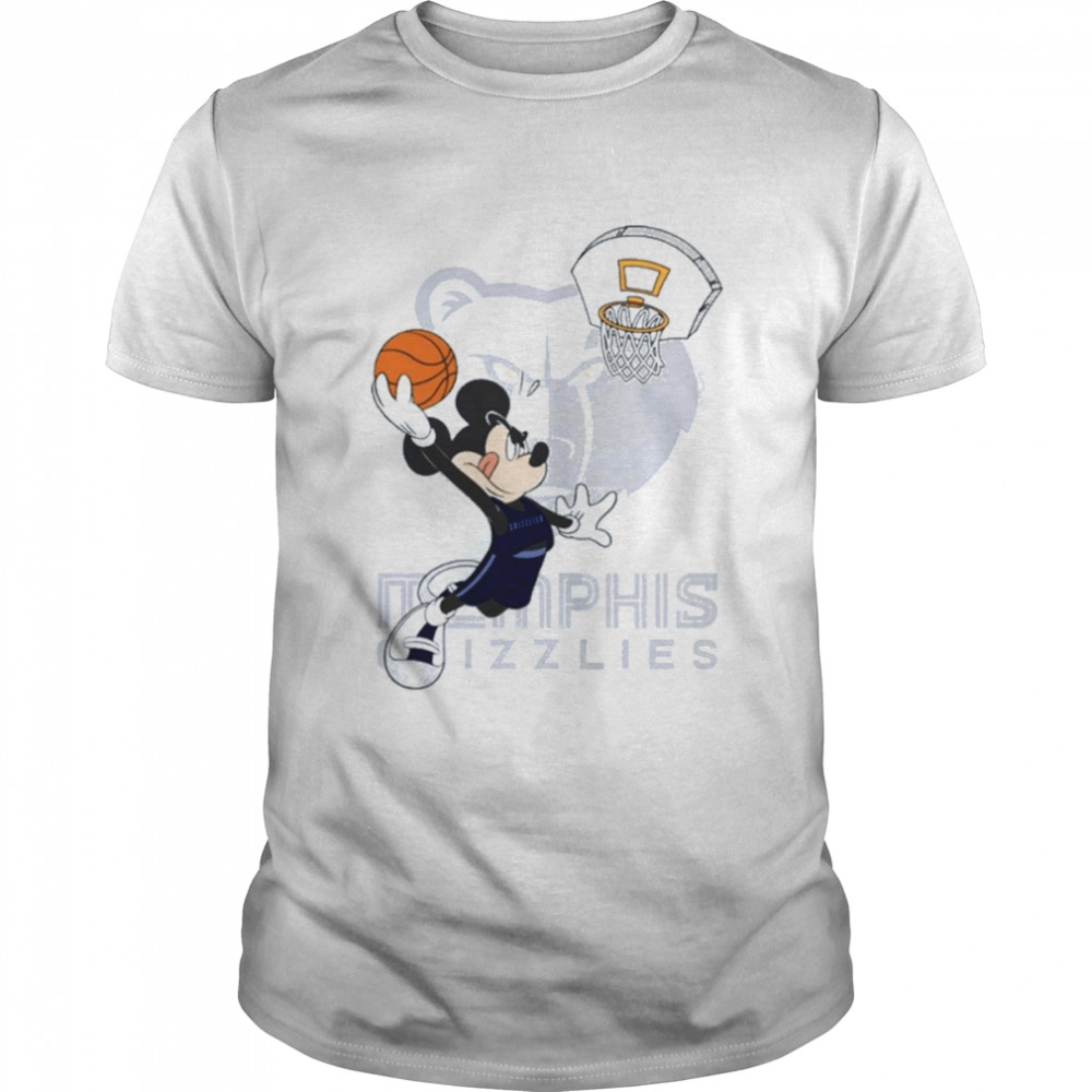 Mickey Mouse Basketball Memphis Grizzlies shirt Classic Men's T-shirt