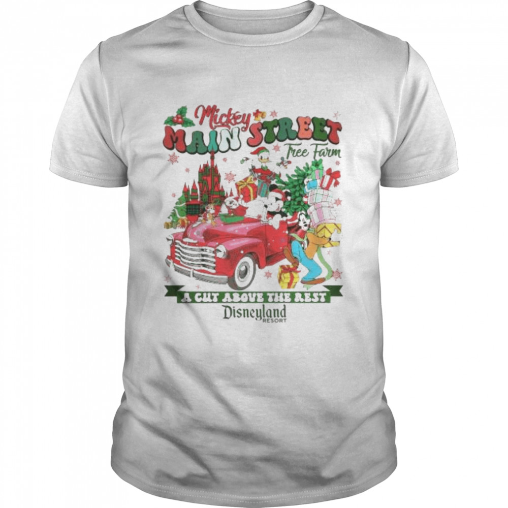 Mickey’s and Friends Main Street Christmas Tree Farm 2022 shirt Classic Men's T-shirt
