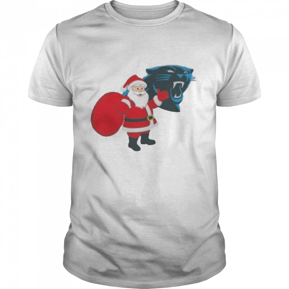 Santa Claus Carolina Panthers NFL Christmas 2022 shirt Classic Men's T-shirt