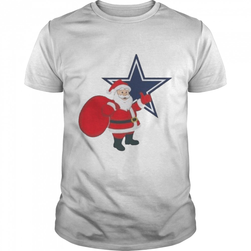 Santa Claus Dallas Cowboys NFL Christmas 2022 shirt Classic Men's T-shirt