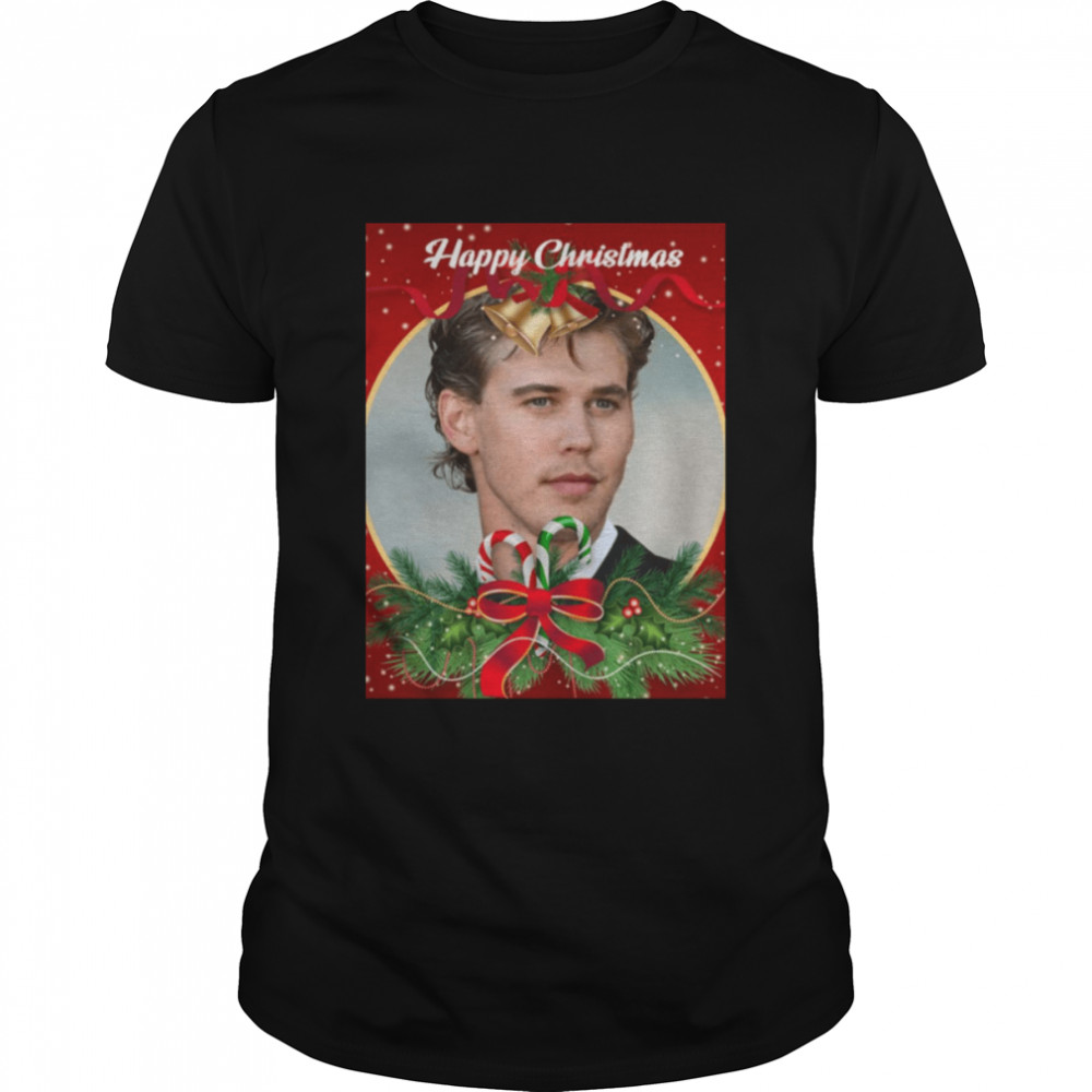 Happy Christmas Austin Butler Portrait Design shirt