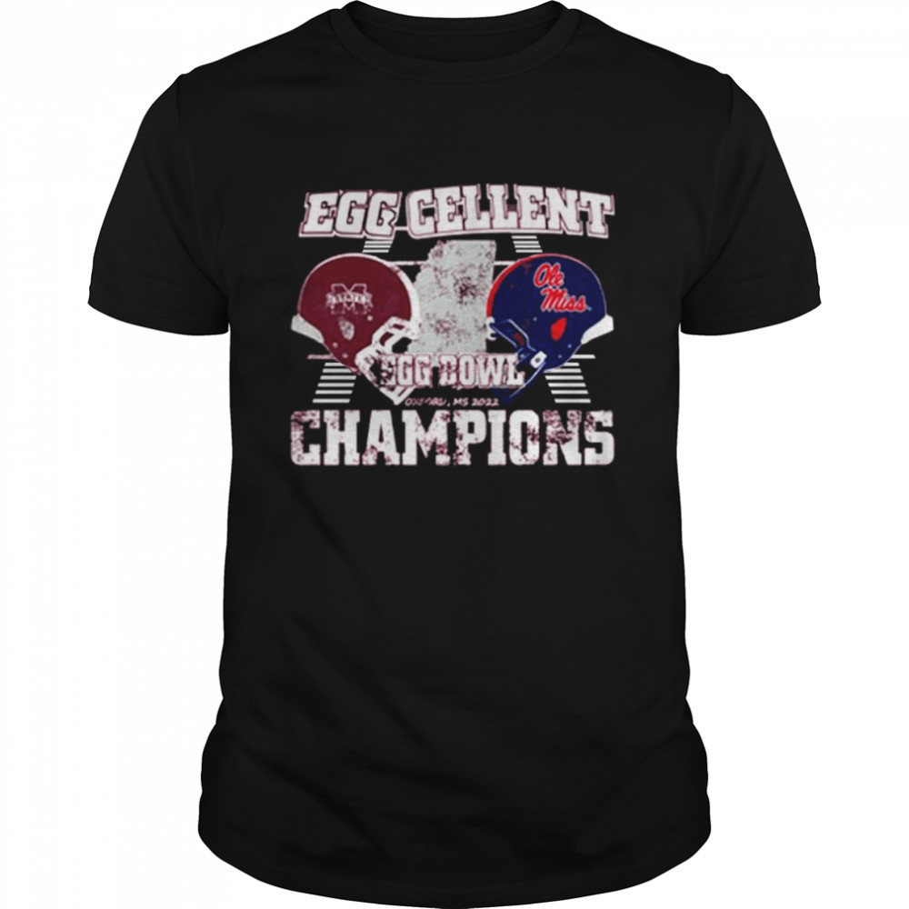 Mississippi State Bulldogs 2022 Egg Cellent Egg BOWL champions shirt
