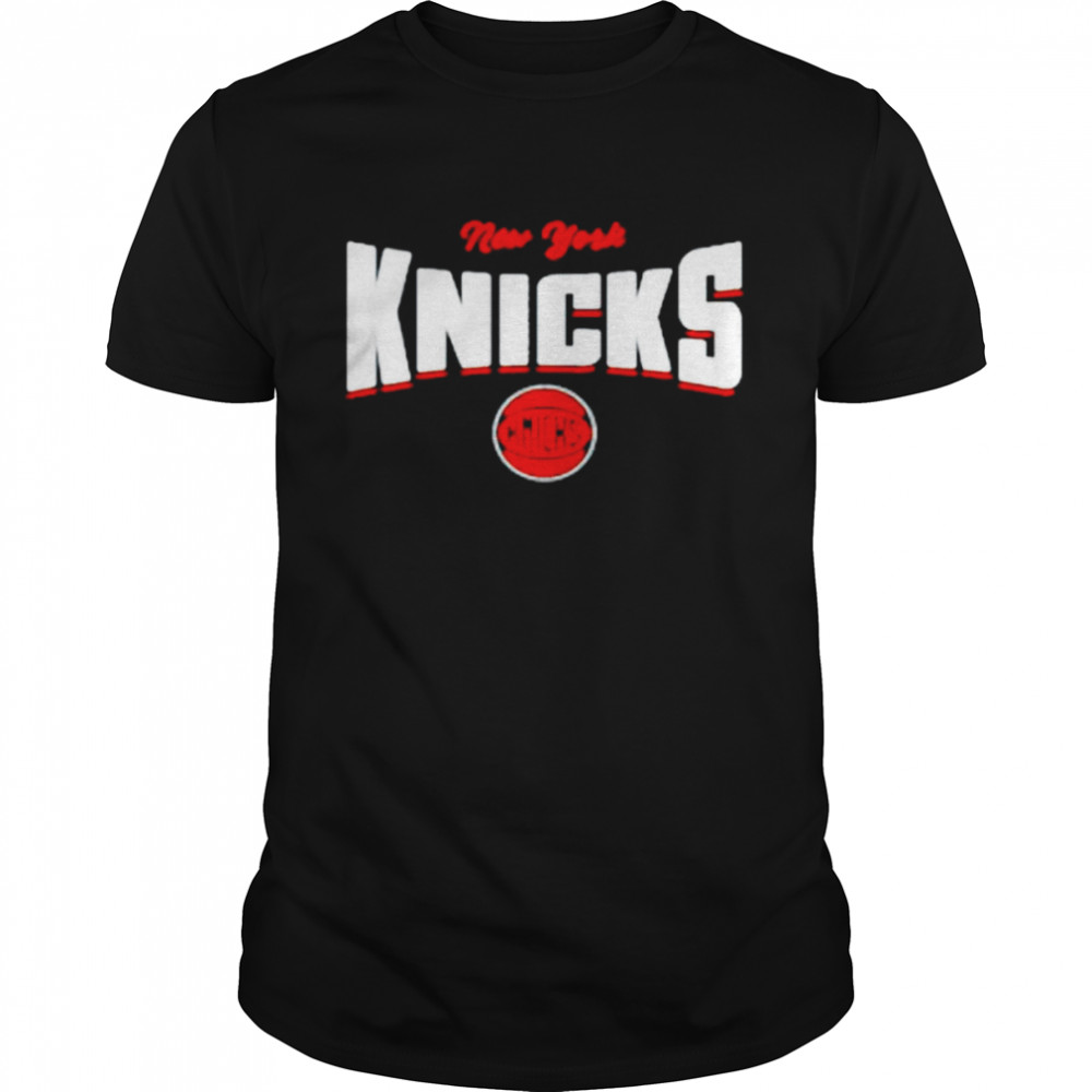 New York Knicks word arch graphic shirt