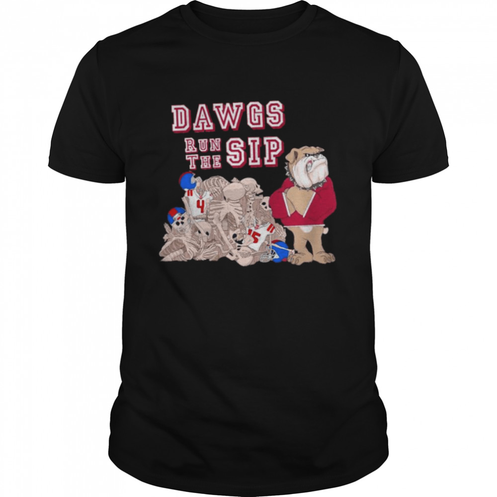 Nice dawgs run the sip Georgia Bulldogs shirt