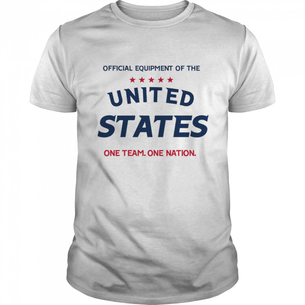 One Team One Nation United States National Soccer Team Qatar World Cup 2022 shirt