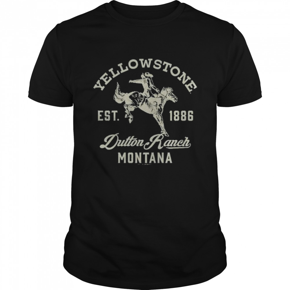 Yellowstone Dutton Ranch Montana est 1886 shirt