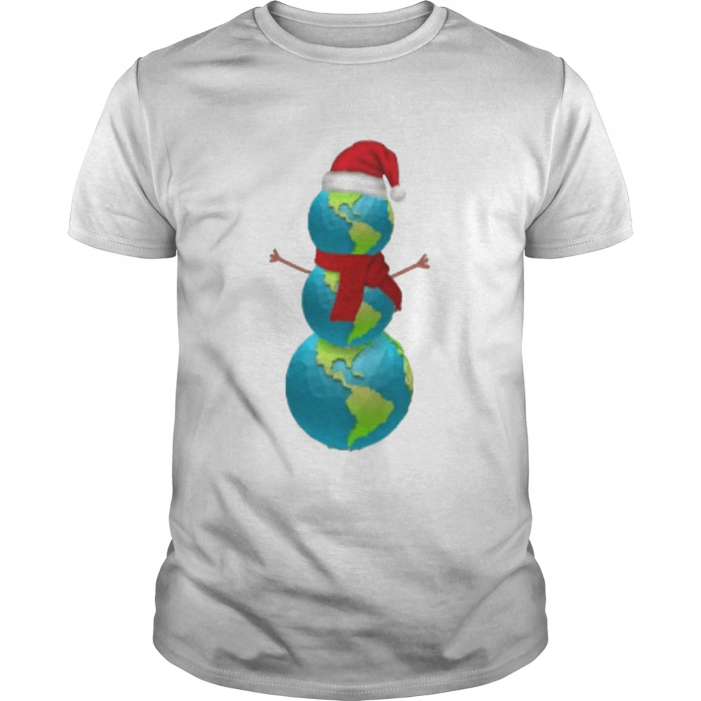 Earth Snowman Shirt