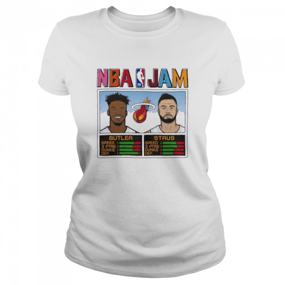NBA Jam Miami Heat Jimmy Butler & Max Strus Shirt - Kingteeshop