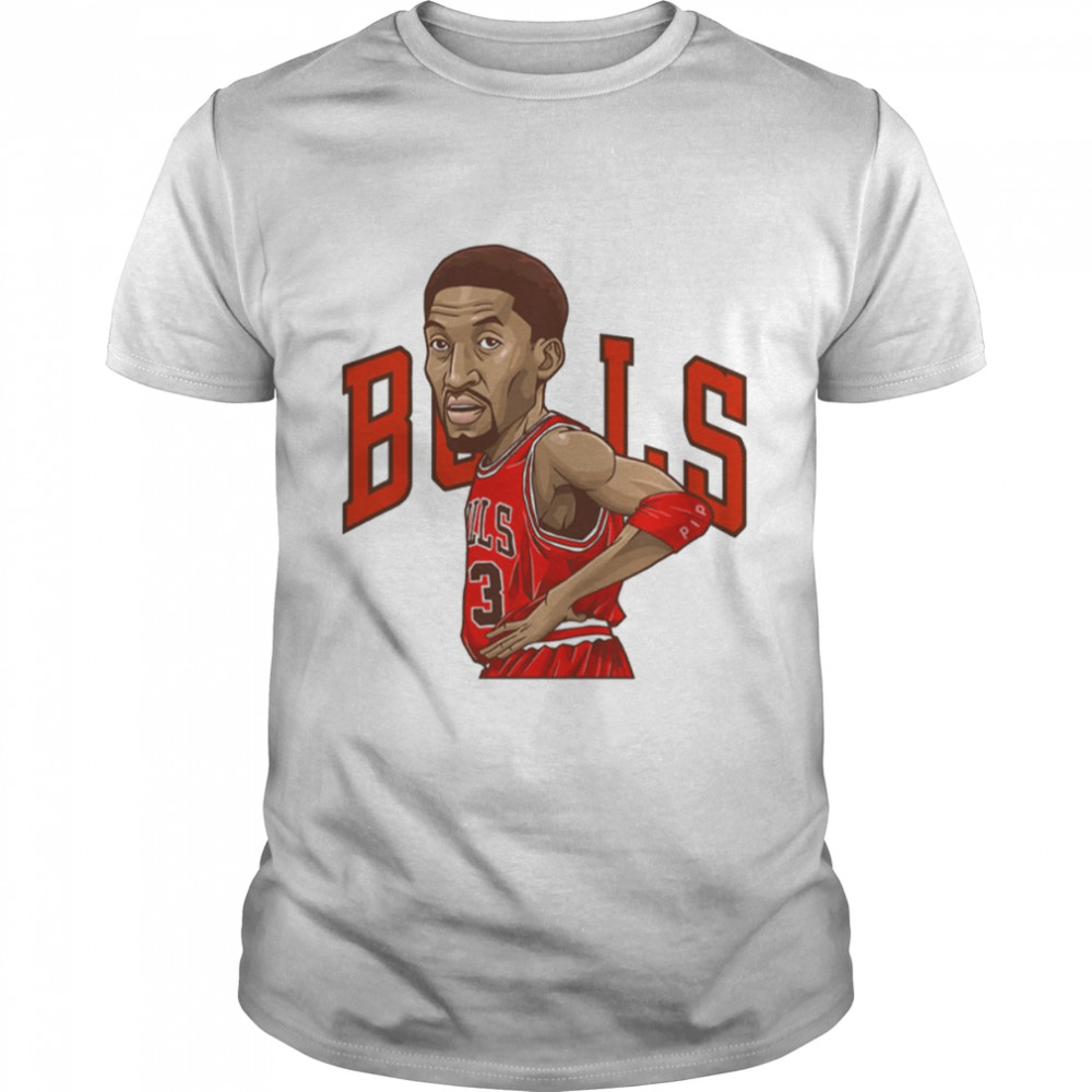 Scottie Pippen 33 Art Chibi shirt