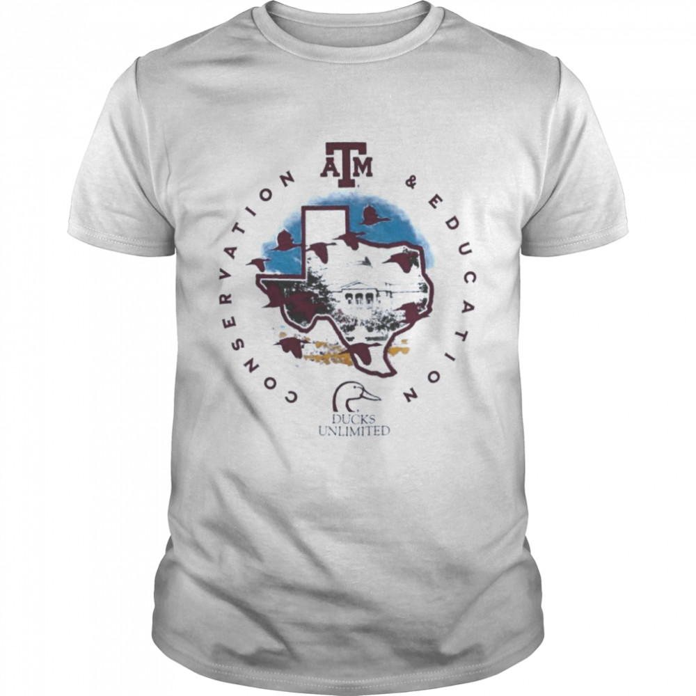 Texas A&M Ducks Unlimited Academic Building Conservation And Education Shirt