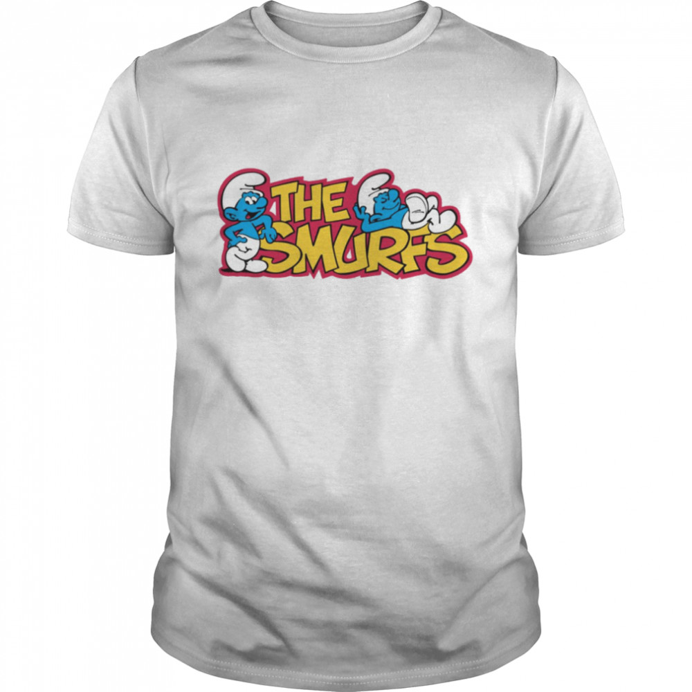 The Smurfs Cartoon Logo 90s shirt